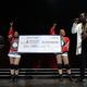 Sean “Diddy” Combs (right) presents Howard University President Wayne A.I. Frederick with $1 million check at the Puff Daddy and Bad Boy Family Reunion Tour at the Verizon Center on Sept. 22, 2016, in Washington, D.C.
Larry French/Getty Images for Live Nation